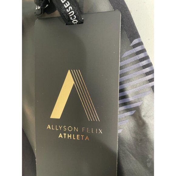 Allyson Felix Athleta 2XBlack Performance Shorts With Pockets&Reflective Stripes - Picture 16 of 16